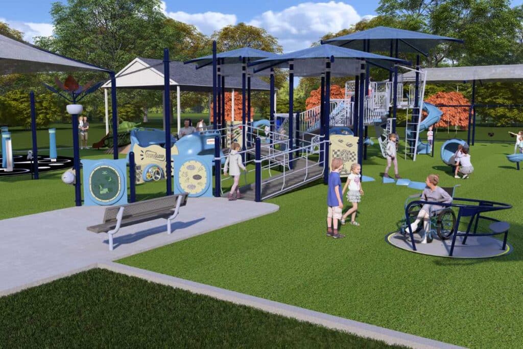 Park of Heroes Playground - Rendering - Harahan, Louisiana - 1